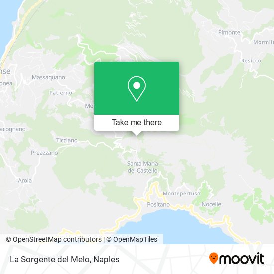 La Sorgente del Melo map