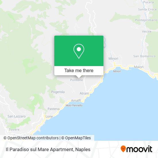 Il Paradiso sul Mare Apartment map