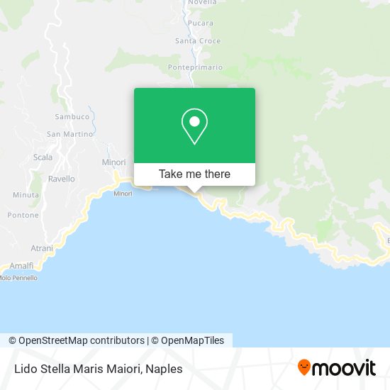 Lido Stella Maris Maiori map