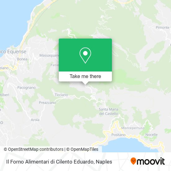 Il Forno Alimentari di Cilento Eduardo map