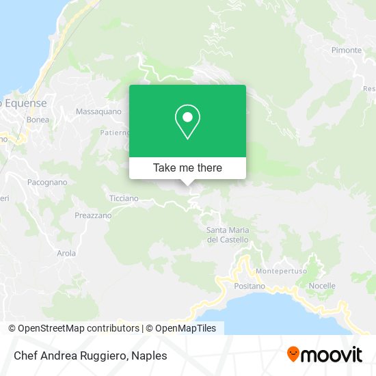 Chef Andrea Ruggiero map