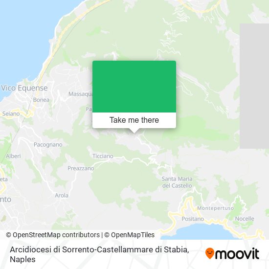 Arcidiocesi di Sorrento-Castellammare di Stabia map