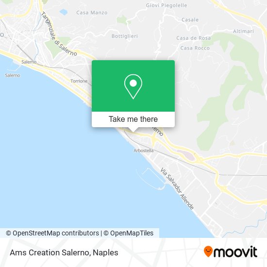 Ams Creation Salerno map