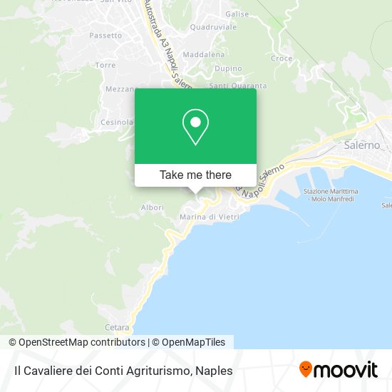 Il Cavaliere dei Conti Agriturismo map