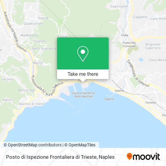 Posto di Ispezione Frontaliera di Trieste map