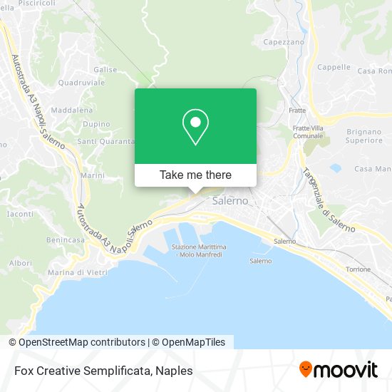 Fox Creative Semplificata map