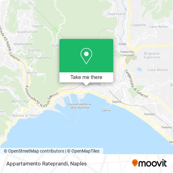 Appartamento Rateprandi map