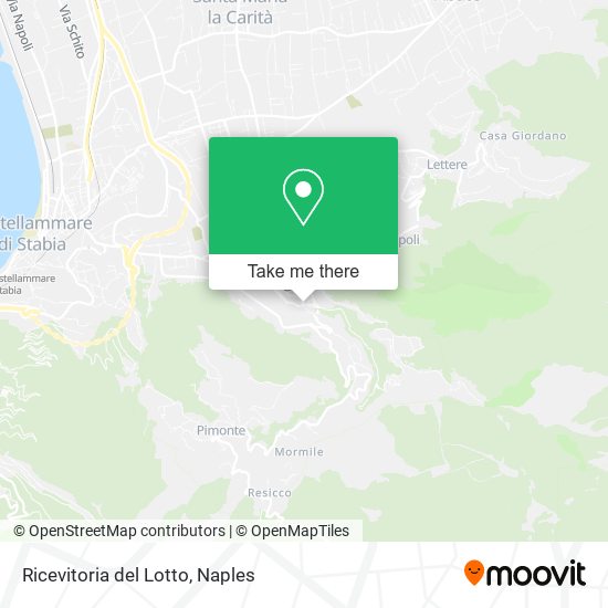 Ricevitoria del Lotto map