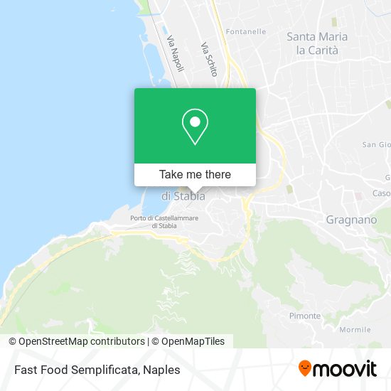 Fast Food Semplificata map