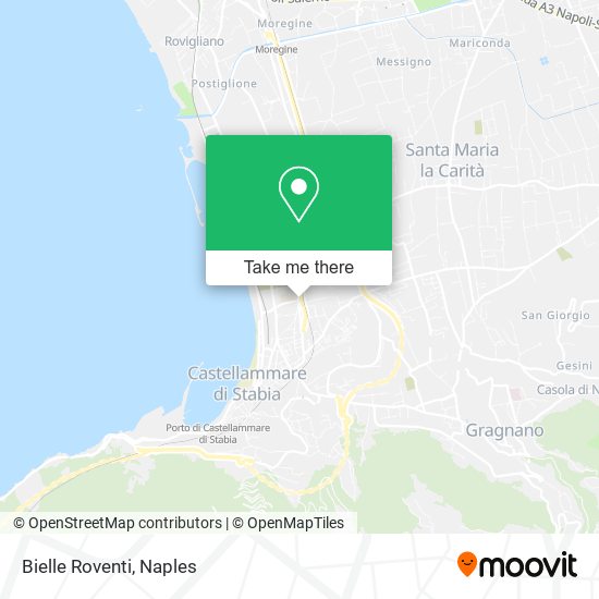 Bielle Roventi map