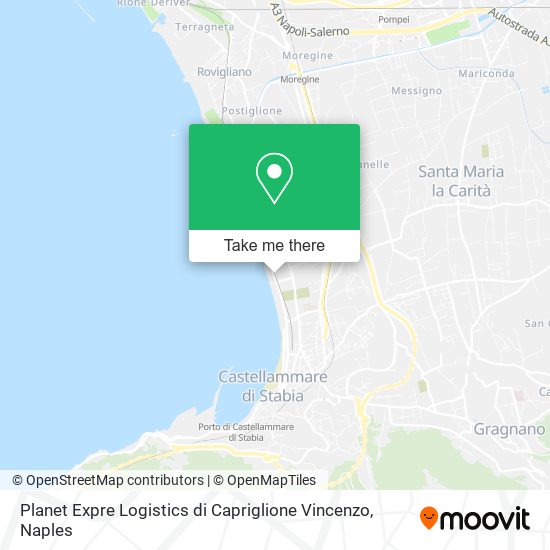 Planet Expre Logistics di Capriglione Vincenzo map