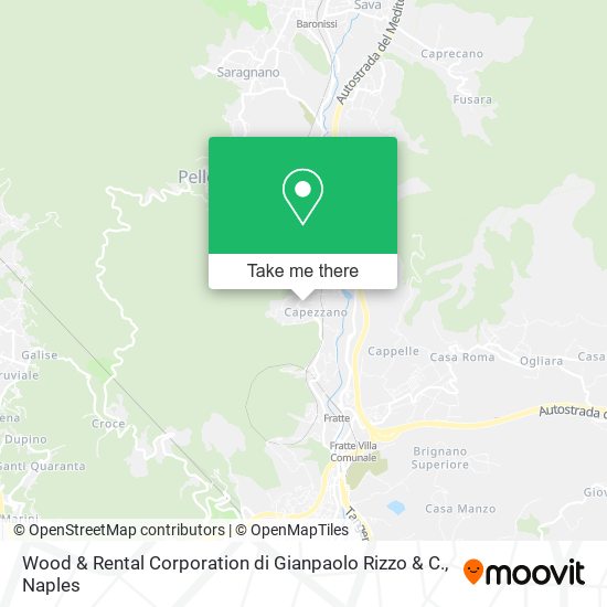 Wood & Rental Corporation di Gianpaolo Rizzo & C. map