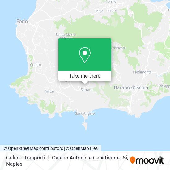 Galano Trasporti di Galano Antonio e Cenatiempo Si map