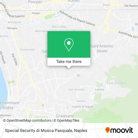 Special Security di Mosca Pasquale map