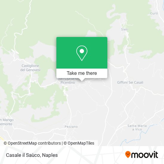 Casale il Saùco map