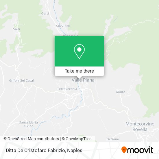 Ditta De Cristofaro Fabrizio map