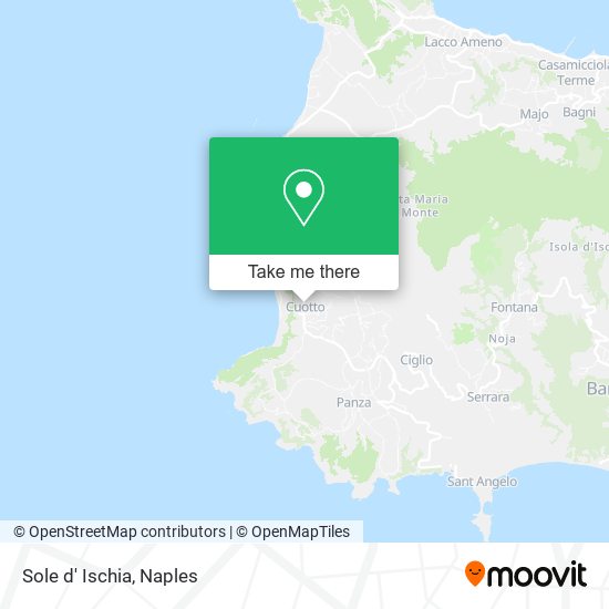 Sole d' Ischia map