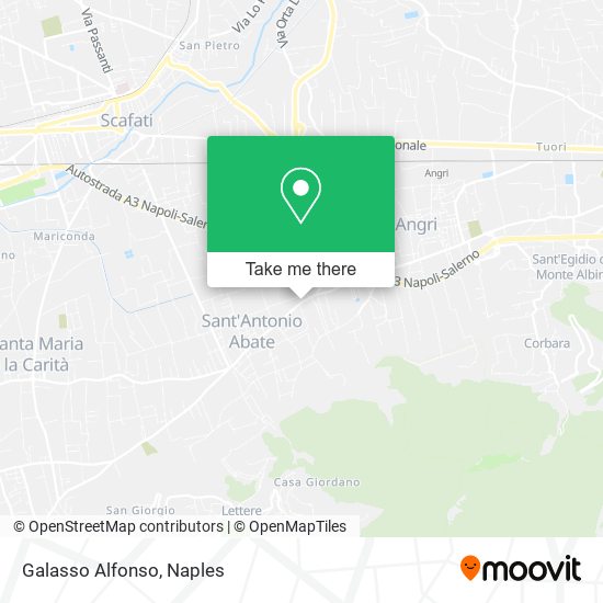 Galasso Alfonso map