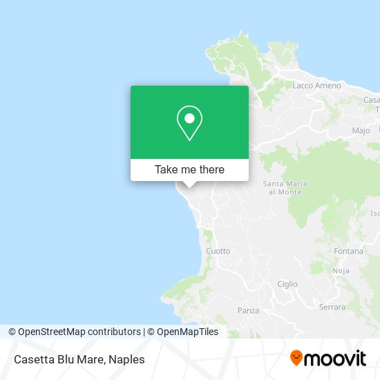 Casetta Blu Mare map