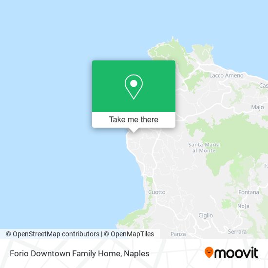 Forio Downtown Family Home map