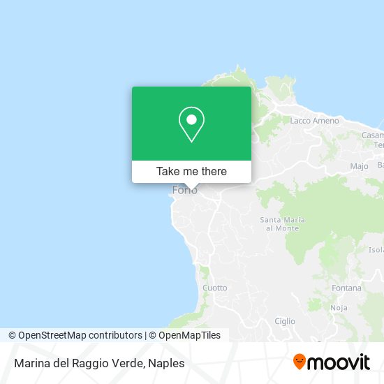 Marina del Raggio Verde map