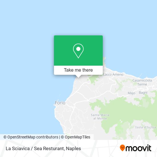 La Sciavica / Sea Resturant map