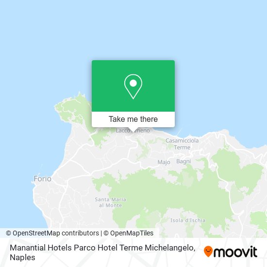 Manantial Hotels Parco Hotel Terme Michelangelo map