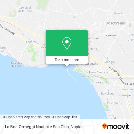 La Boa-Ormeggi Nautici e Sea Club map