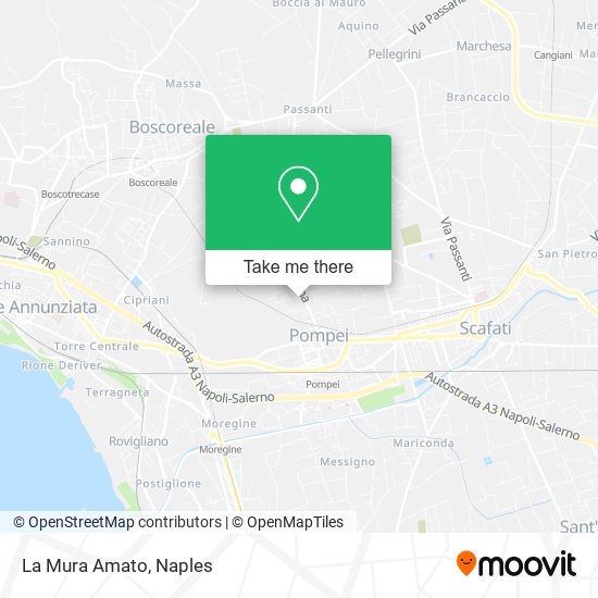 La Mura Amato map
