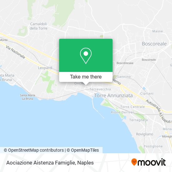 Aociazione Aistenza Famiglie map