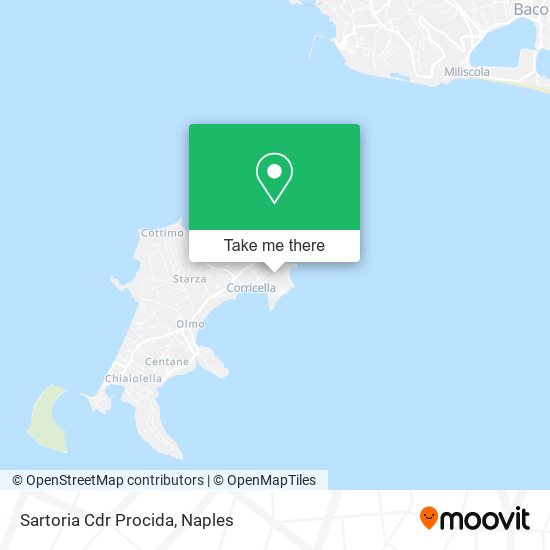 Sartoria Cdr Procida map