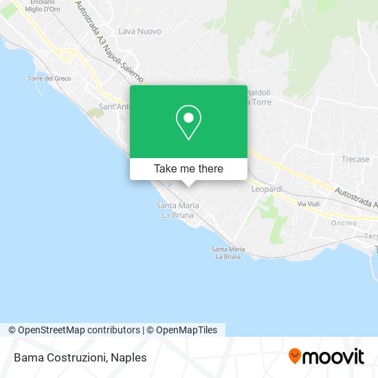 Bama Costruzioni map
