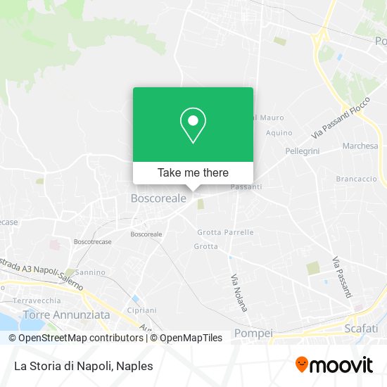 La Storia di Napoli map