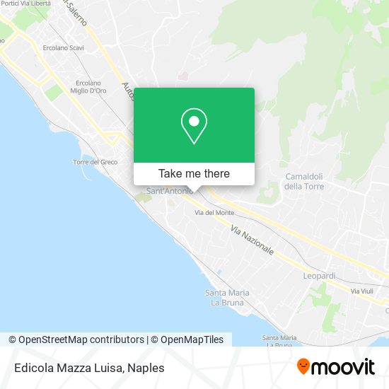 Edicola Mazza Luisa map