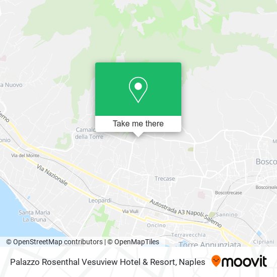 Palazzo Rosenthal Vesuview Hotel & Resort map