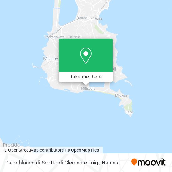 Capoblanco di Scotto di Clemente Luigi map