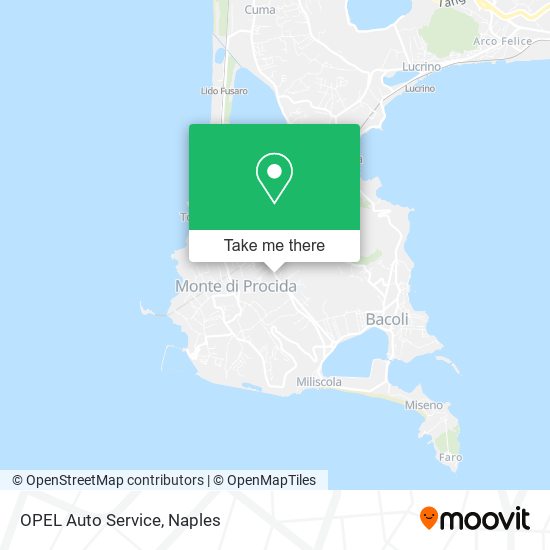 OPEL Auto Service map
