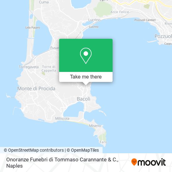 Onoranze Funebri di Tommaso Carannante & C. map
