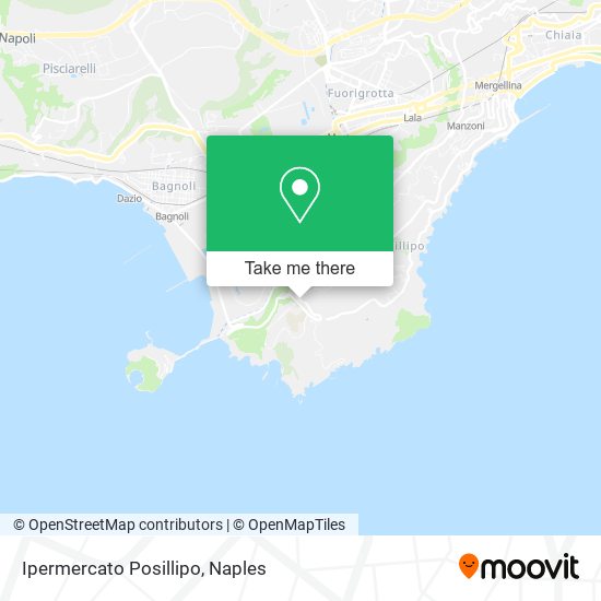 Ipermercato Posillipo map