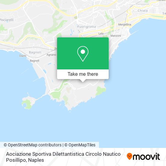 Aociazione Sportiva Dilettantistica Circolo Nautico Posillipo map