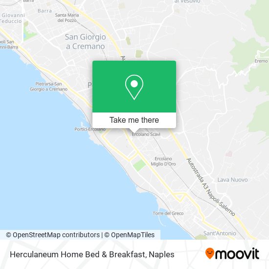 Herculaneum Home Bed & Breakfast map
