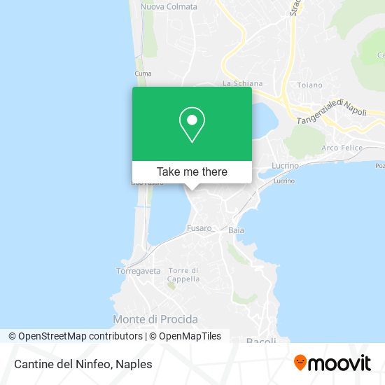 Cantine del Ninfeo map