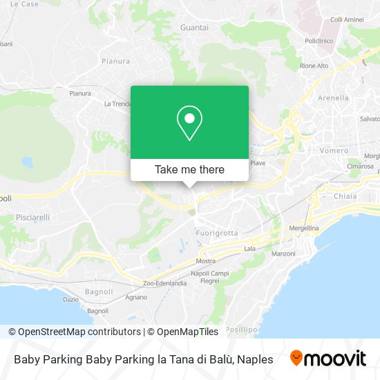 Baby Parking Baby Parking la Tana di Balù map