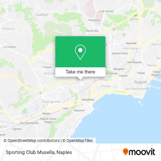 Sporting Club Musella map