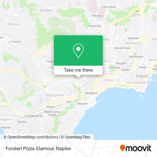 Fonderì Pizza Glamour map