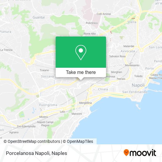 Porcelanosa Napoli map