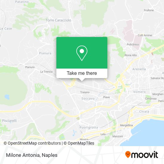 Milone Antonia map