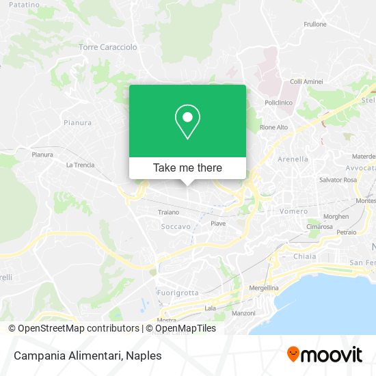 Campania Alimentari map