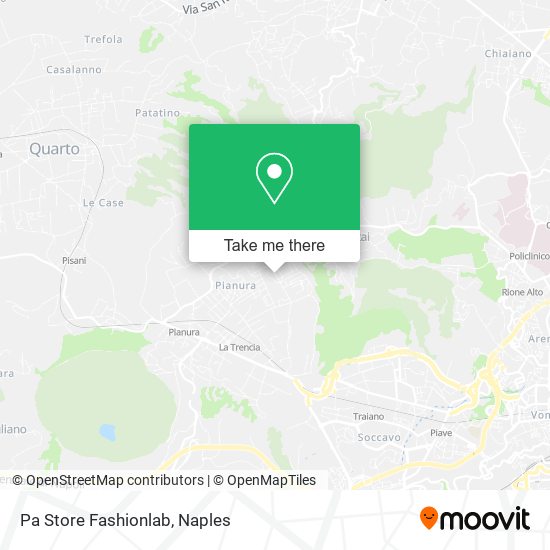 Pa Store Fashionlab map