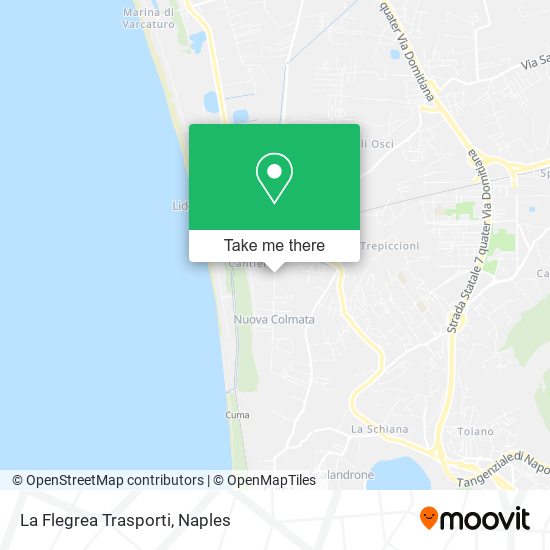 La Flegrea Trasporti map